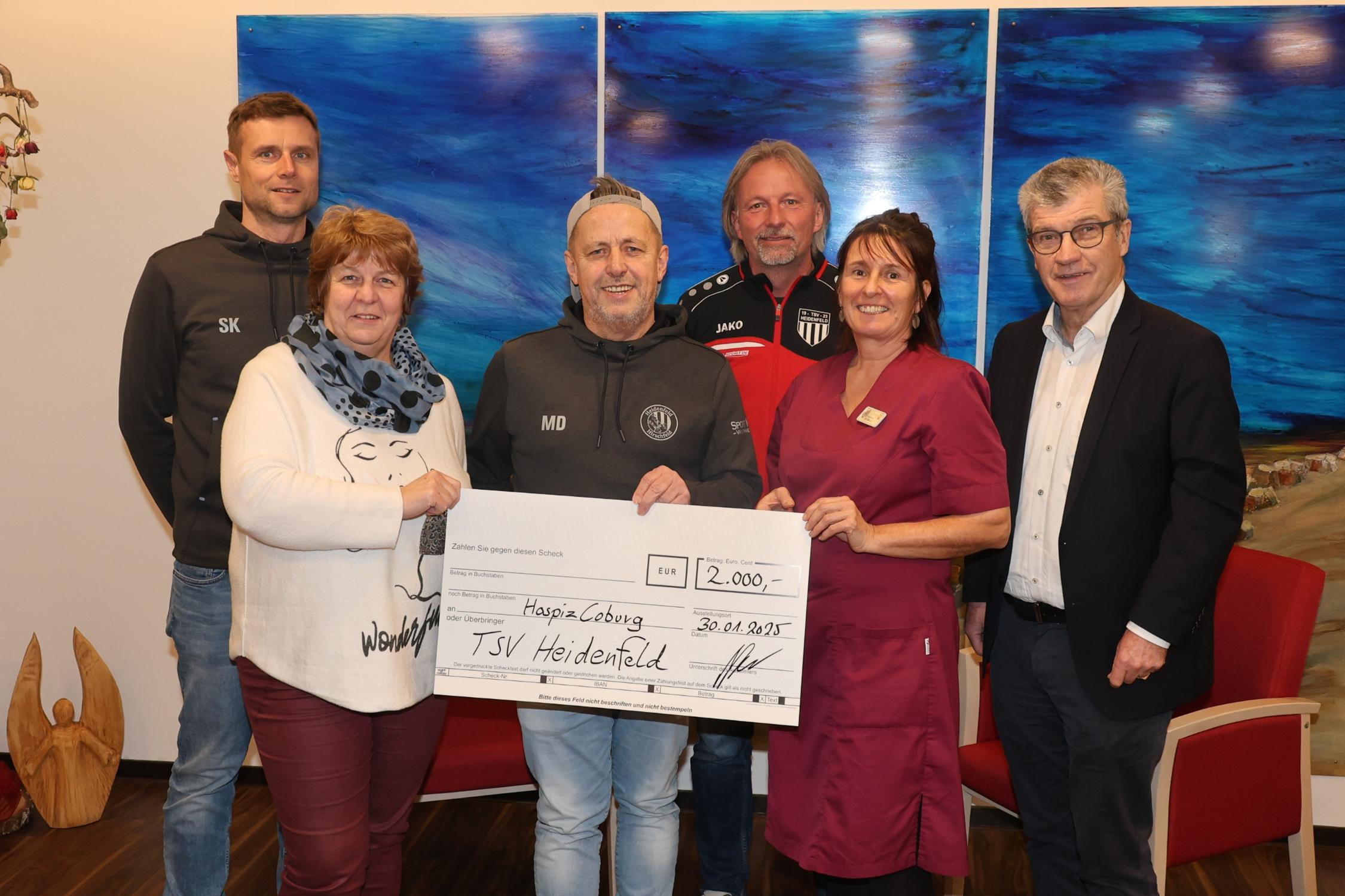Spendenübergabe TSV Heidenfeld 2025