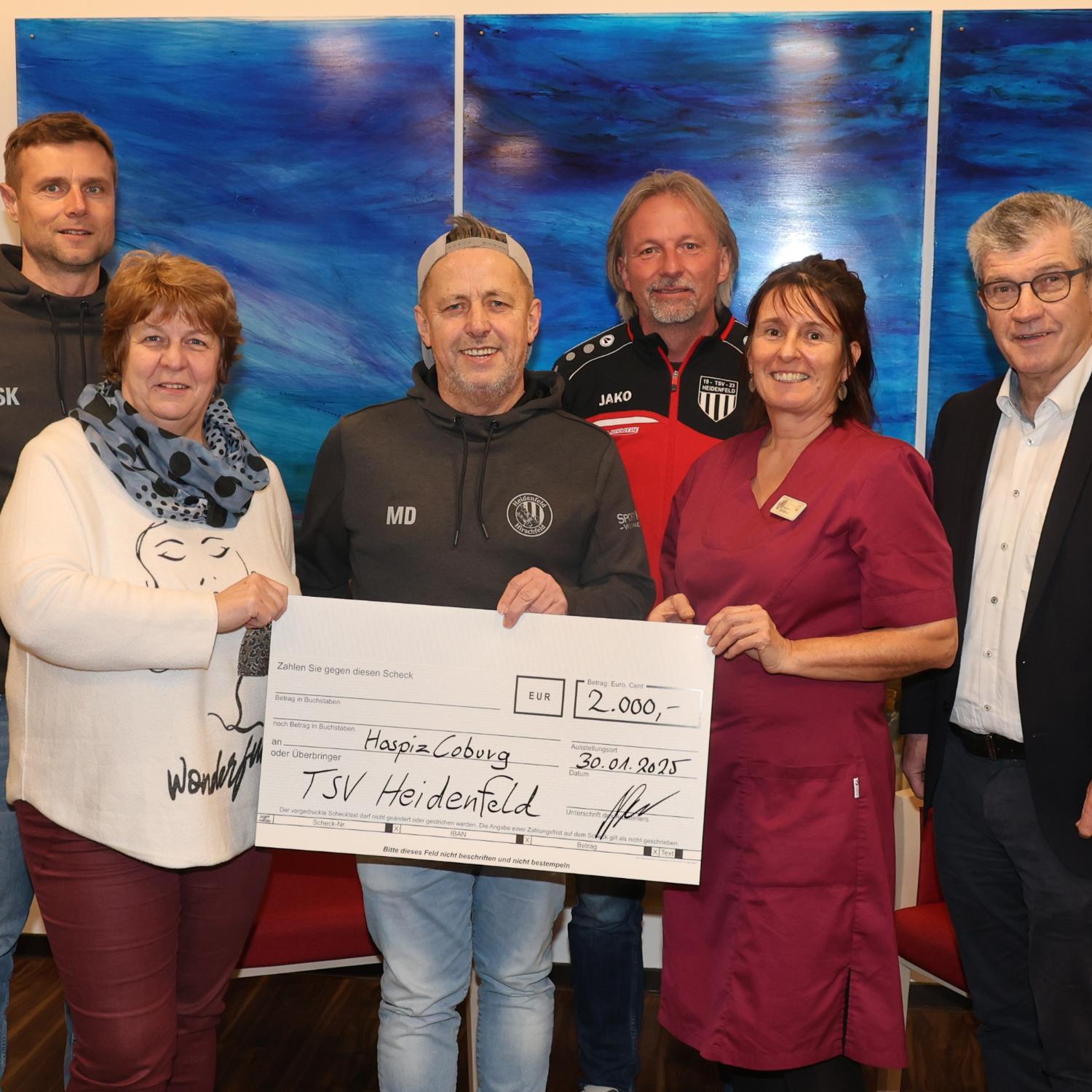 Spendenübergabe TSV Heidenfeld 2025